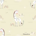 Giraffe Nicole Floral - Meadow