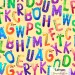 Halloween Alphabet Monsters exclusive seamless pattern - Lemon
