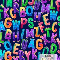 Halloween Alphabet Monsters - Indigo