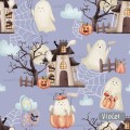 Halloween Ghosts - Violet