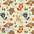 Kite animals exclusive seamless pattern - Light-Green