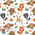 Kite animals seamless pattern - White [Non-Exclusive]