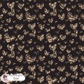 Leopard Hearts Type-1 exclusive seamless pattern - Black