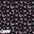 Leopard Hearts Type-10 exclusive seamless pattern - Black