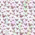 Leopard Hearts Type-10 exclusive seamless pattern - Rainbow