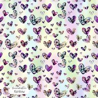 Leopard Hearts Type-3 - Rainbow