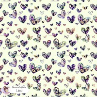 Leopard Hearts Type-6 - Lime