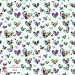 Leopard Hearts Type-7 exclusive seamless pattern - Blue