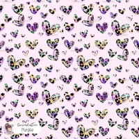 Leopard Hearts Type-7 - Purple