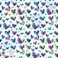 Leopard Hearts Type-9 exclusive seamless pattern - Blue