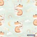 Little Fox with Bunny - Honeydew