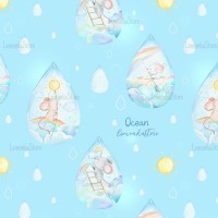 Mice in the raindrops - Ocean