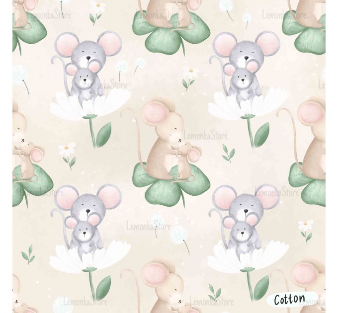 Mommy and mice - Cotton