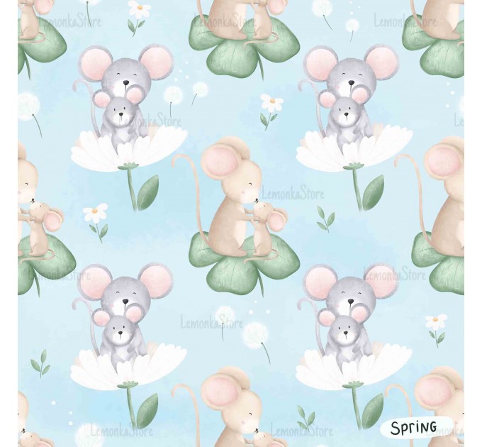 Mommy and mice - Spring