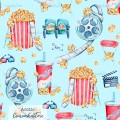 Movie time exclusive seamless pattern - Arctic