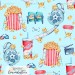 Movie time exclusive seamless pattern - Arctic