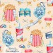 Movie time exclusive seamless pattern - Biscuit