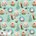 Nutcracker exclusive seamless pattern - Mint