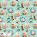 Nutcracker exclusive seamless pattern - Mint
