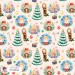 Nutcracker exclusive seamless pattern - Off-white