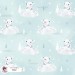 Polar Bear exclusive seamless pattern - Mint