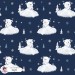 Polar Bear exclusive seamless pattern - Night