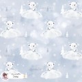 Polar Bear exclusive seamless pattern - Snow