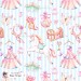 Princess Vibe exclusive seamless pattern - Blue Stripe
