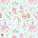 Princess Vibe exclusive seamless pattern - Mint