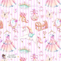 Princess Vibe - Pink Stripes