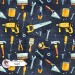 Repair Tools exclusive seamless pattern - Night
