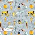 Repair Tools exclusive seamless pattern - Pale