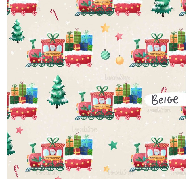 Santa train - Beige