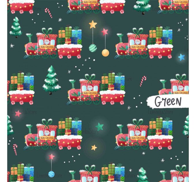 Santa train - Green