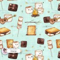 Smores exclusive seamless pattern - Breeze