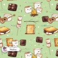 Smores exclusive seamless pattern - Meadow