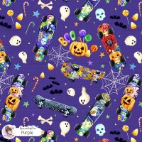 Spooky Skateboard - Purple