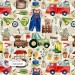 Spring Garden (Boyish) exclusive seamless pattern - Checkered
