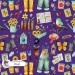 Spring Garden exclusive seamless pattern - Royal