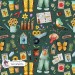 Spring Garden exclusive seamless pattern - Sacramento