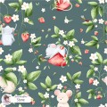 Strawberry Mice exclusive pattern - Stone