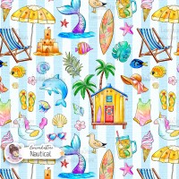 Summer Vibe (Girly) - Nautical