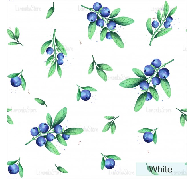Sweet Blueberry - White