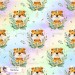 Tiger seamless pattern - Rainbow [Exclusive colourway]