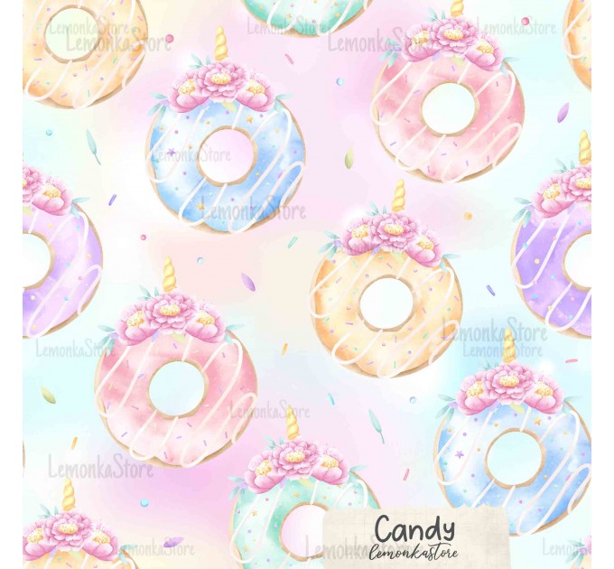Unicorn Donuts - Candy