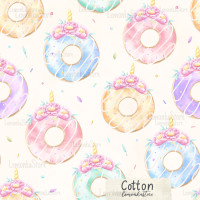 Unicorn Donuts - Cotton