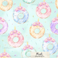 Unicorn Donuts - Mint