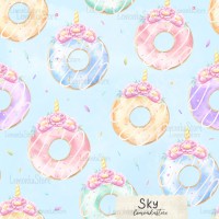 Unicorn Donuts - Sky
