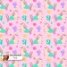 Unicorn Mermaid exclusive seamless pattern - Pink