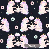 Unicorns Tea Party - Dark